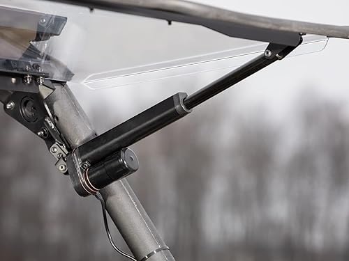 Miniatura 6 de SuperATV - Parabrisas abatible eléctrico para Yamaha Wolverine RMAX 24 2021+  Fabricado en Estados Unidos  250 veces más fuerte que el vidrio  Set