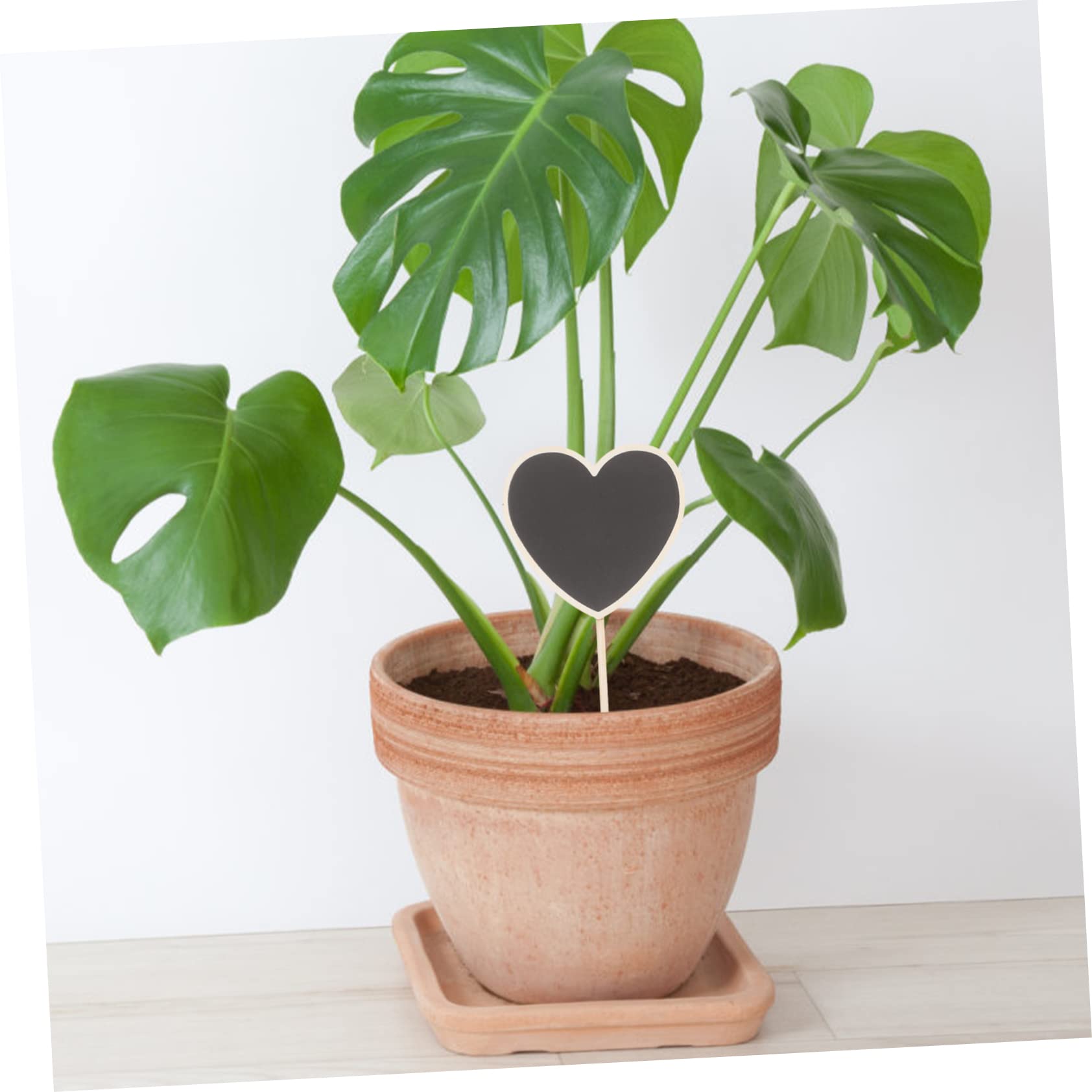 YARNOW 90pièces Étiquettes De Plantes Forme De Cœur De Marqueurs De Jardin Pour Classifier Vos Fleurs Et Plantes Accessoires De Décoration De Jardin Mariage
