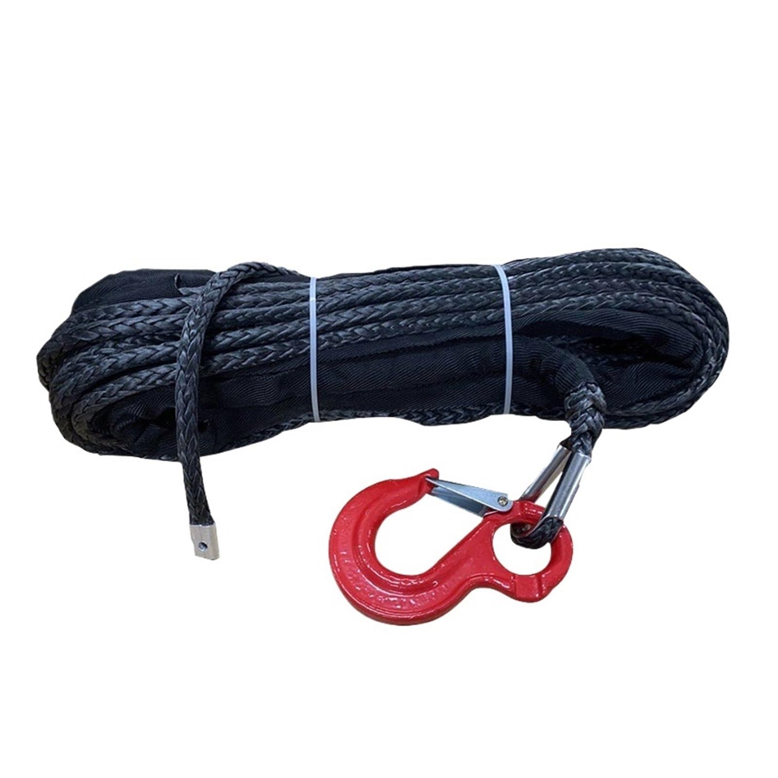 Lina holownicza, 5 Szt. Lina Wciągarki, 10mm X 30 Metrów Syntetyczna Z Hakiem Do Elektrycznego ATV/UTV 4X4 Akcesoria Terenowe SUV ATV UTV Do ciężarówki, quada, łodzi