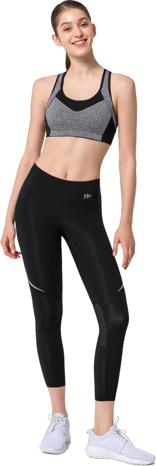 Yvette Sports Bras for Women High Impact Support Racerback Sports Bra Plus Size No Underwire for Running Workout - Image 7