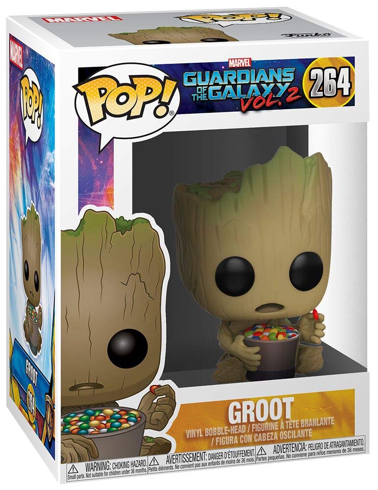Funko Pocket Pop! & Tee: Guardians Of The Galaxy – Groot Natalizio, Maglietta Taglia L + Minifigure Da Collezione
