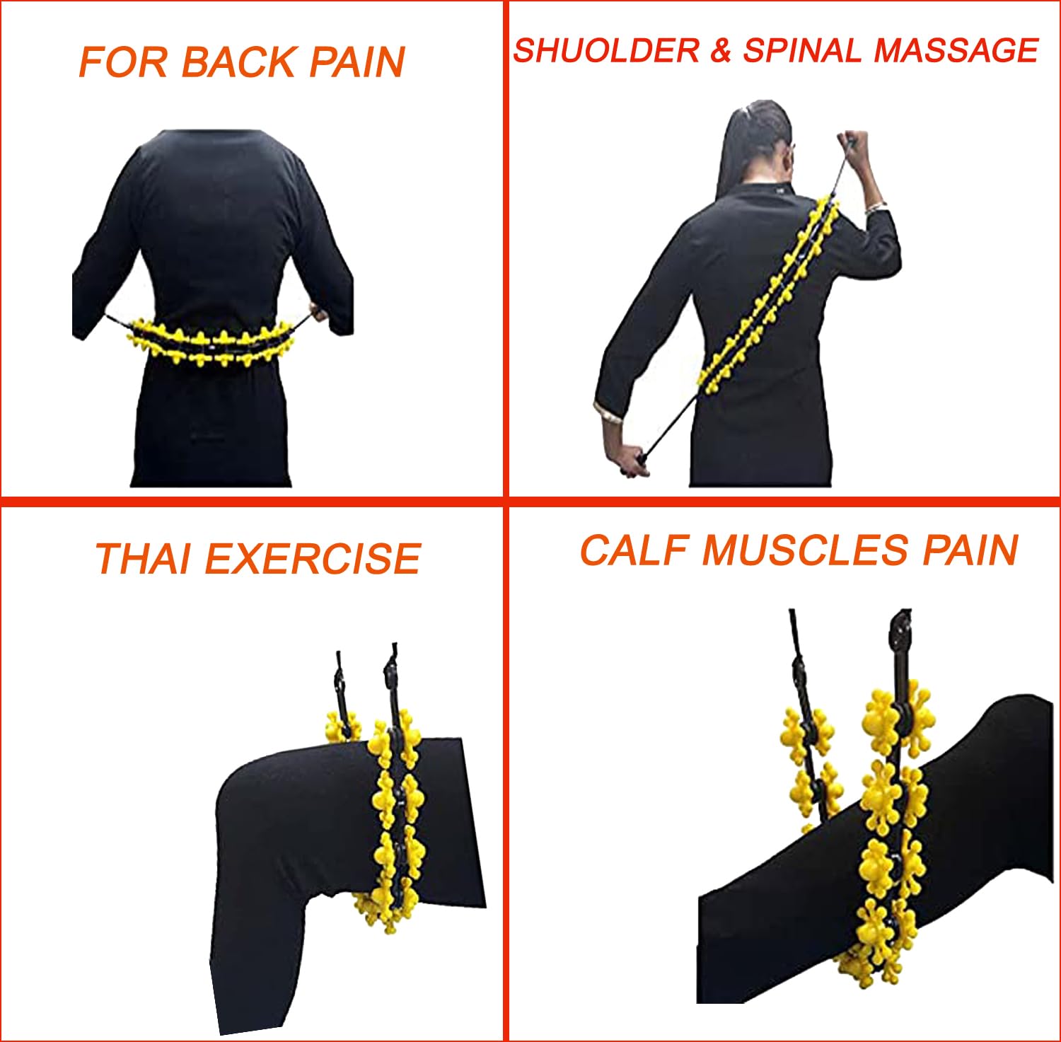 Acupressure manual magic massager for back neck cervical shoulder knee calf chest self massager Acupressure manual magic massager for back neck cervical shoulder knee calf chest self massager