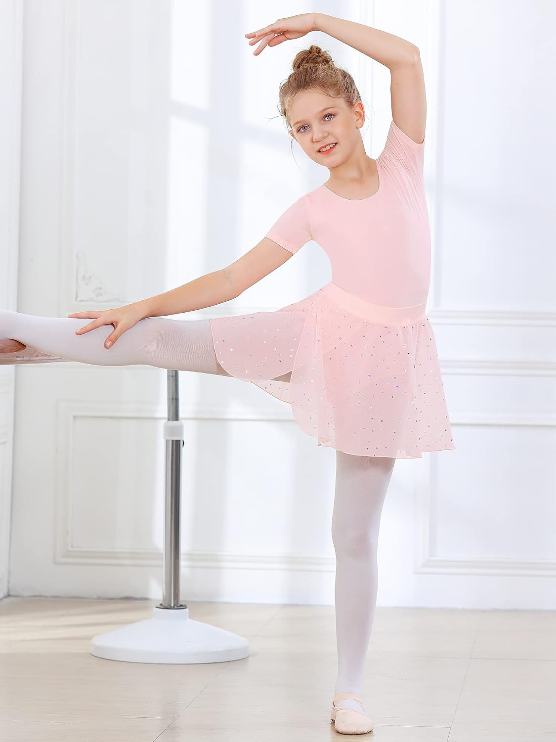 Stelle Ballet Skirts for Girls Toddler Dance Skirt Chiffon Kids Ballet Wrap Skirts