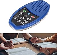 Vista 5 de Bewinner Mini reproductor de audio portátil de carga solar de la Biblia, 4GB, azul