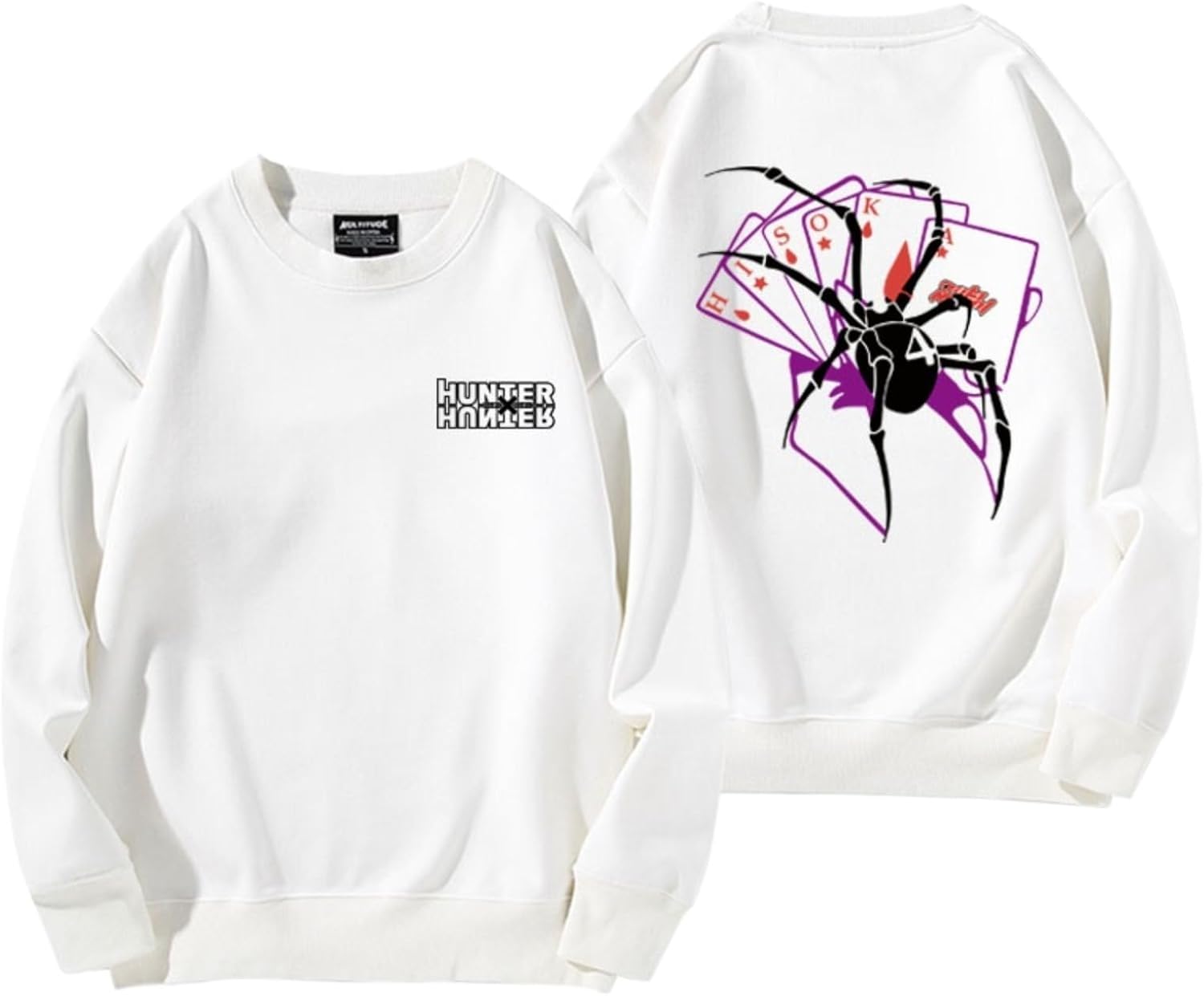 [YAYANA] ハンターハンター ヒソカ パーカー 同人服 長袖 スウェット 衣装 おしゃれ カジュアル 柔らかい 学生 大人服