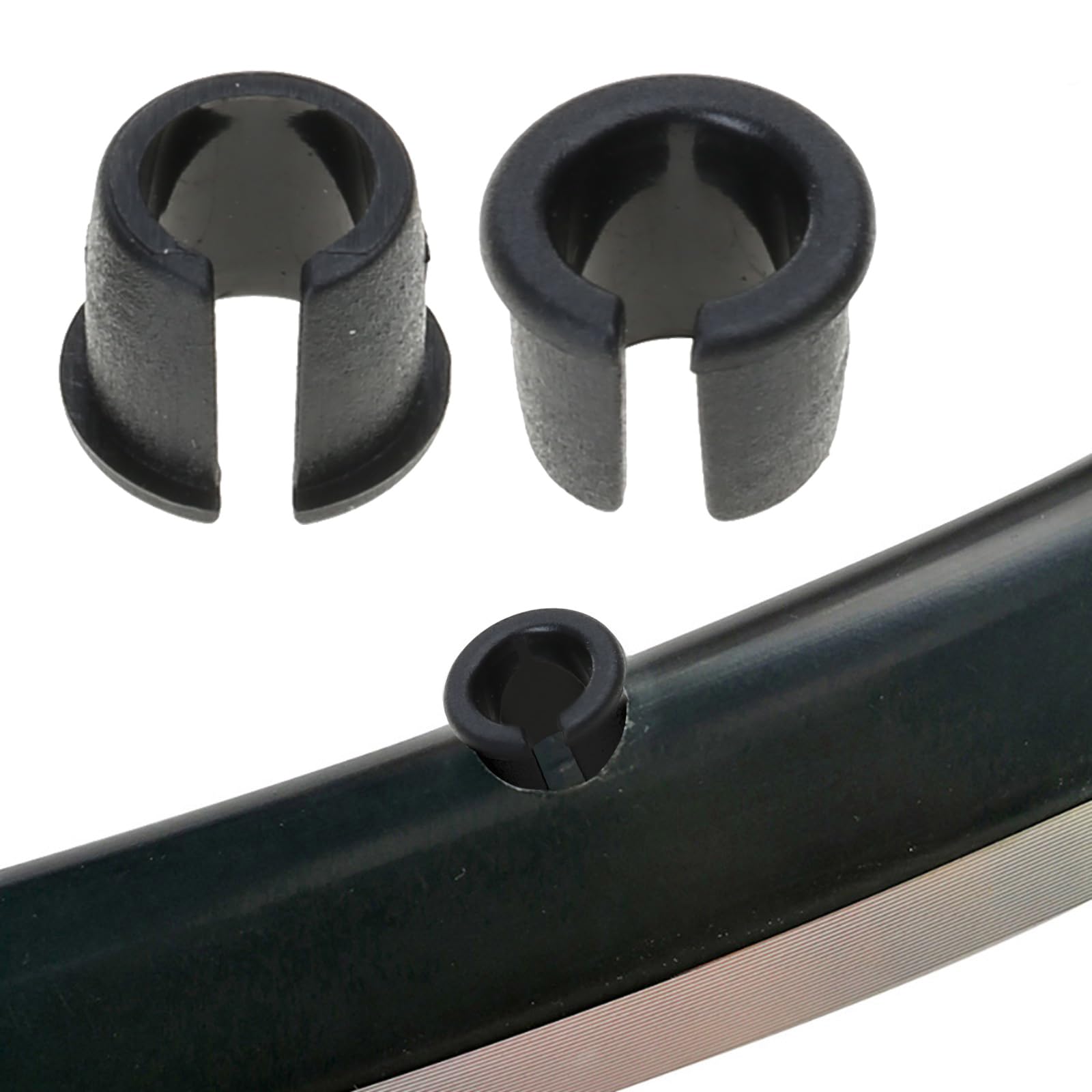 10Pcs Bike Valves Stem Grommets Inner Tube Adapter Rubber Plug Road Bike Valves Rims Cycling Accessories