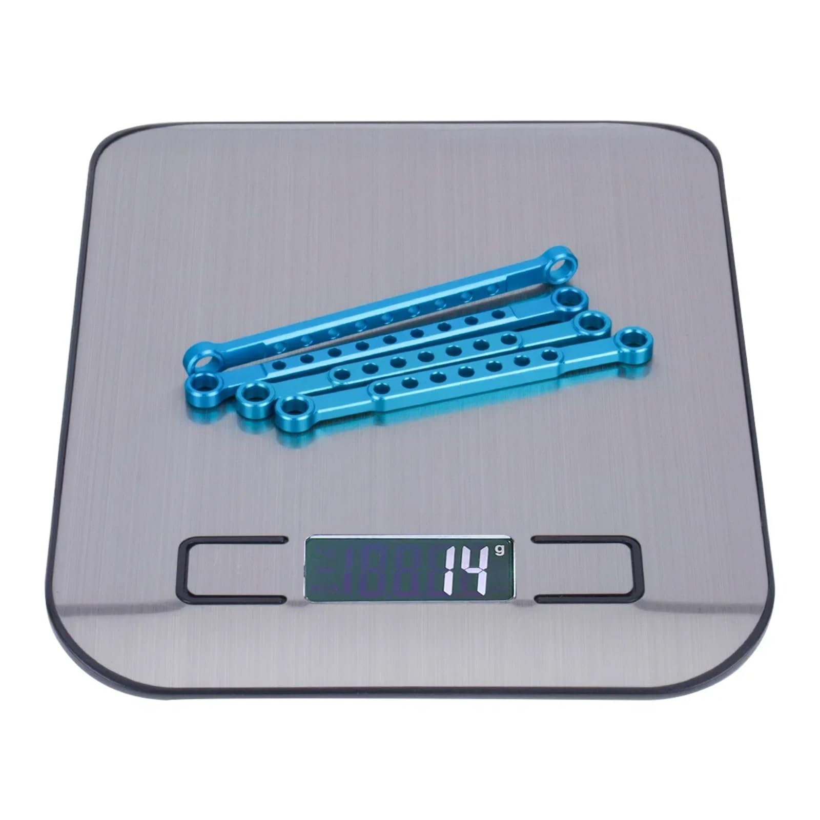 RC Upgrade Accessories for Traxxas for Slash 4x4 BL-2S 4WD All-Aluminum Sway Bar Set- Front & Rear Stabilizer Black Titanium BlueUpgrade Parts(Blue)