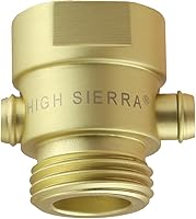 Vista 1 de High Sierra® - Válvula de pausa y control de presión del cabezal de ducha - Metal sólido - Válvula de botón que controla fácilmente el flujo de agua