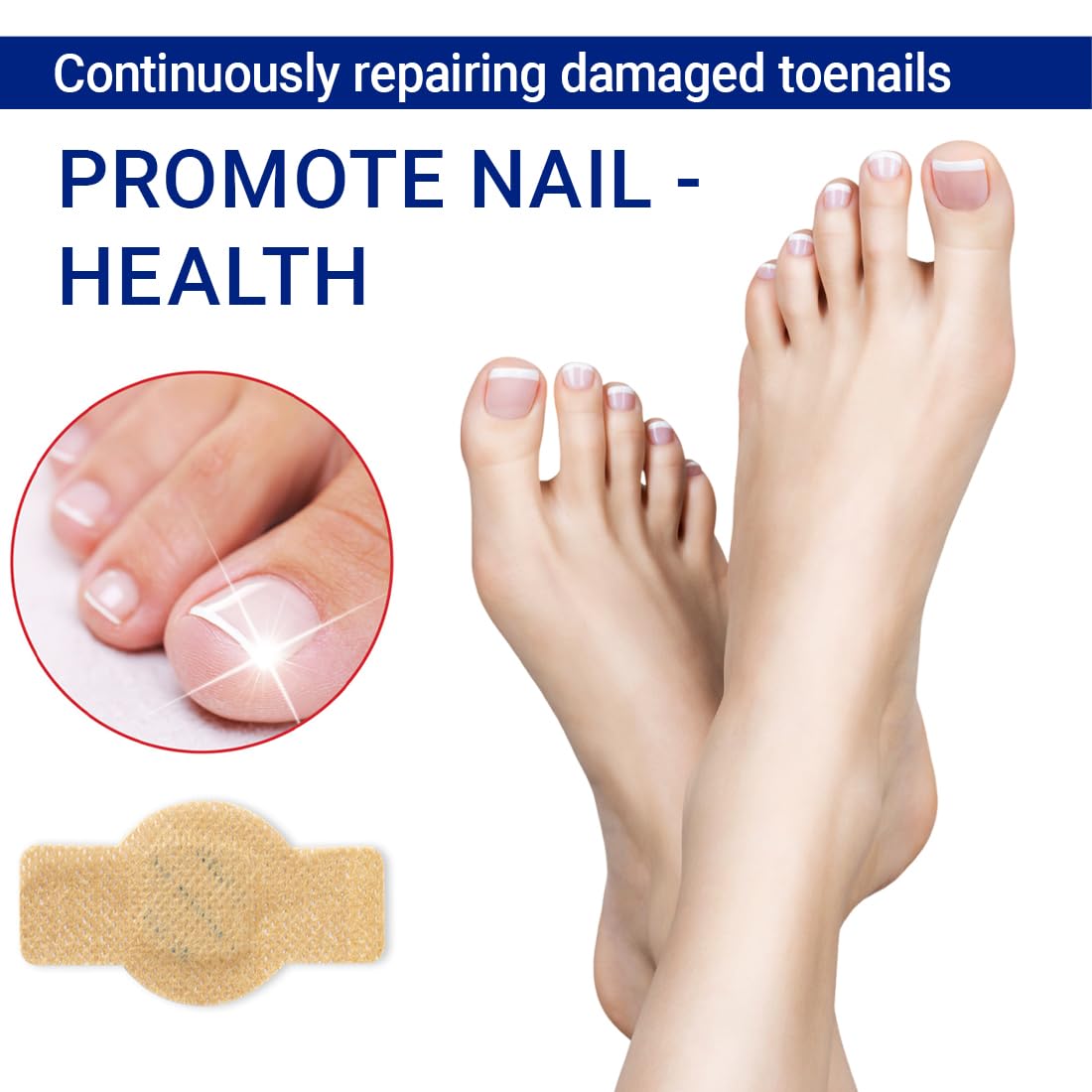 GXGM 42 Pezzi Fungal Nail Patches, Toppe Fungine per Unghie, Toppe per Unghie Fungo, Cerotti Multiuso per la Riparazione Delle Unghie dei Piedi Danneggiate Delle Unghie Scolorite