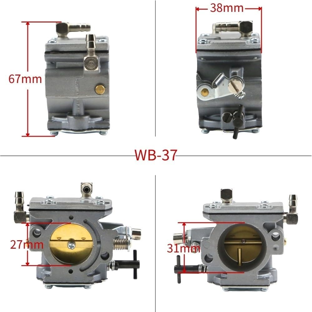 Fit For WB-37 WB-37-1 150cc-200cc Garden Lawn Mower Carburetor Tools Engine