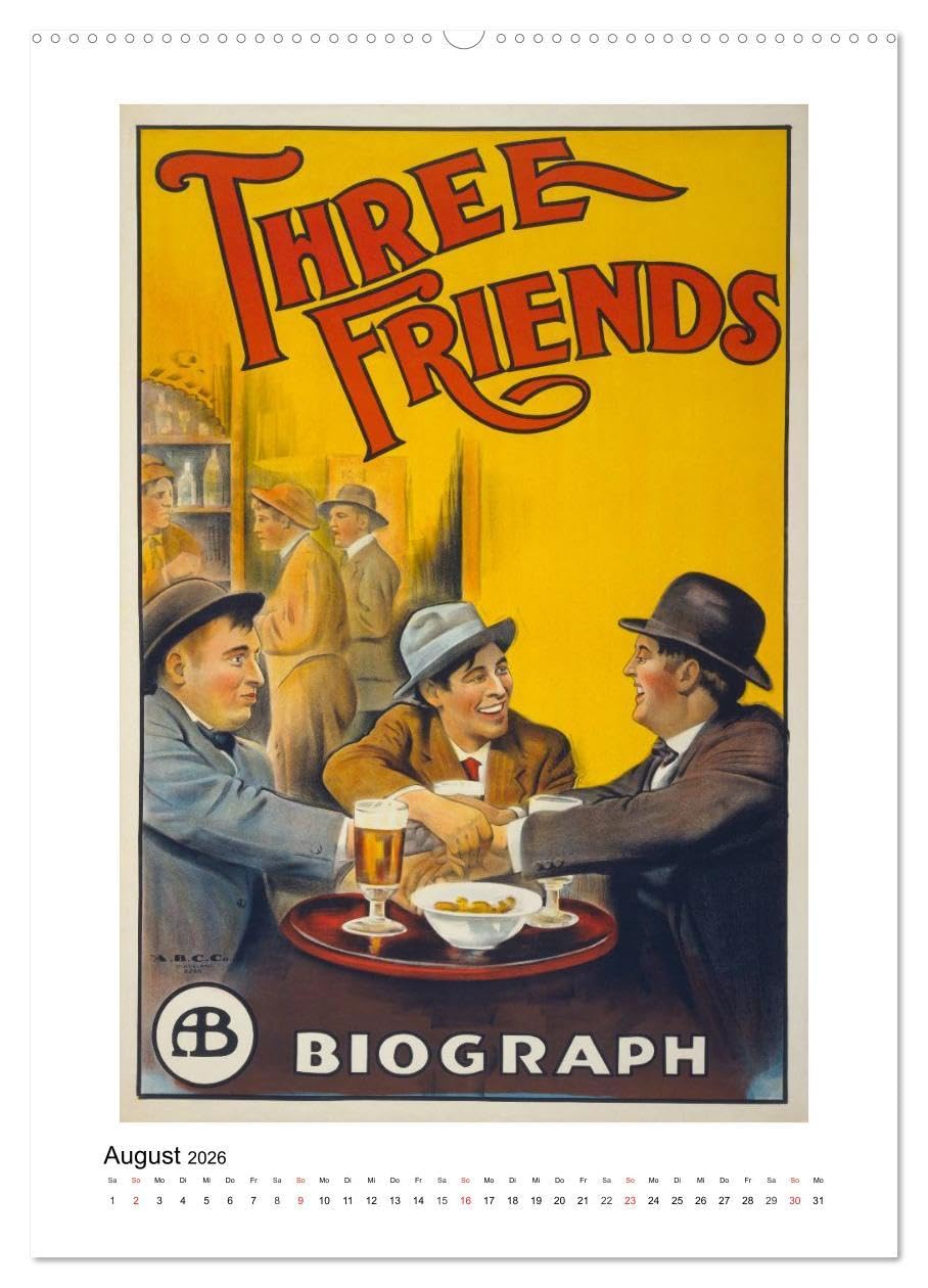 NOSTALGIE Poster aus Film, Theater und Werbung (hochwertiger Premium Wandkalender 2026 DIN A2 hoch), Kunstdruck in Hochglanz: Nostalgische Poster aus der guten alten Zeit (CALVENDO Kunst)