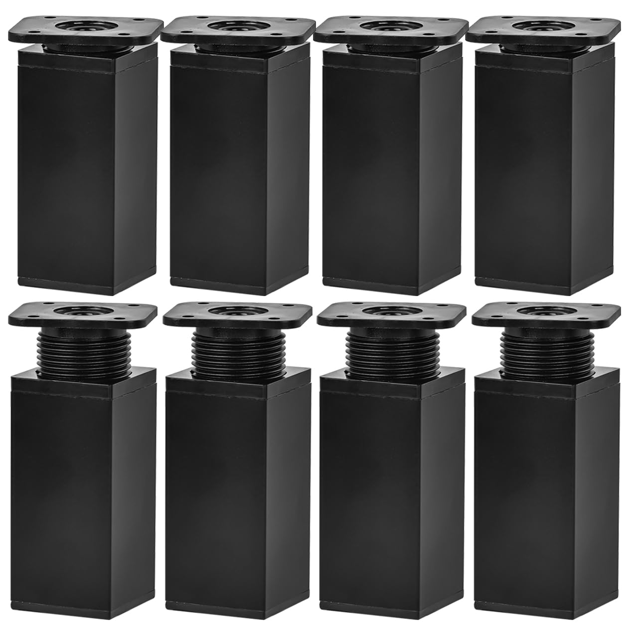 Btowin Massivholz-Möbelfüße 4 Zoll / 10 cm, 4er-Pack robuste