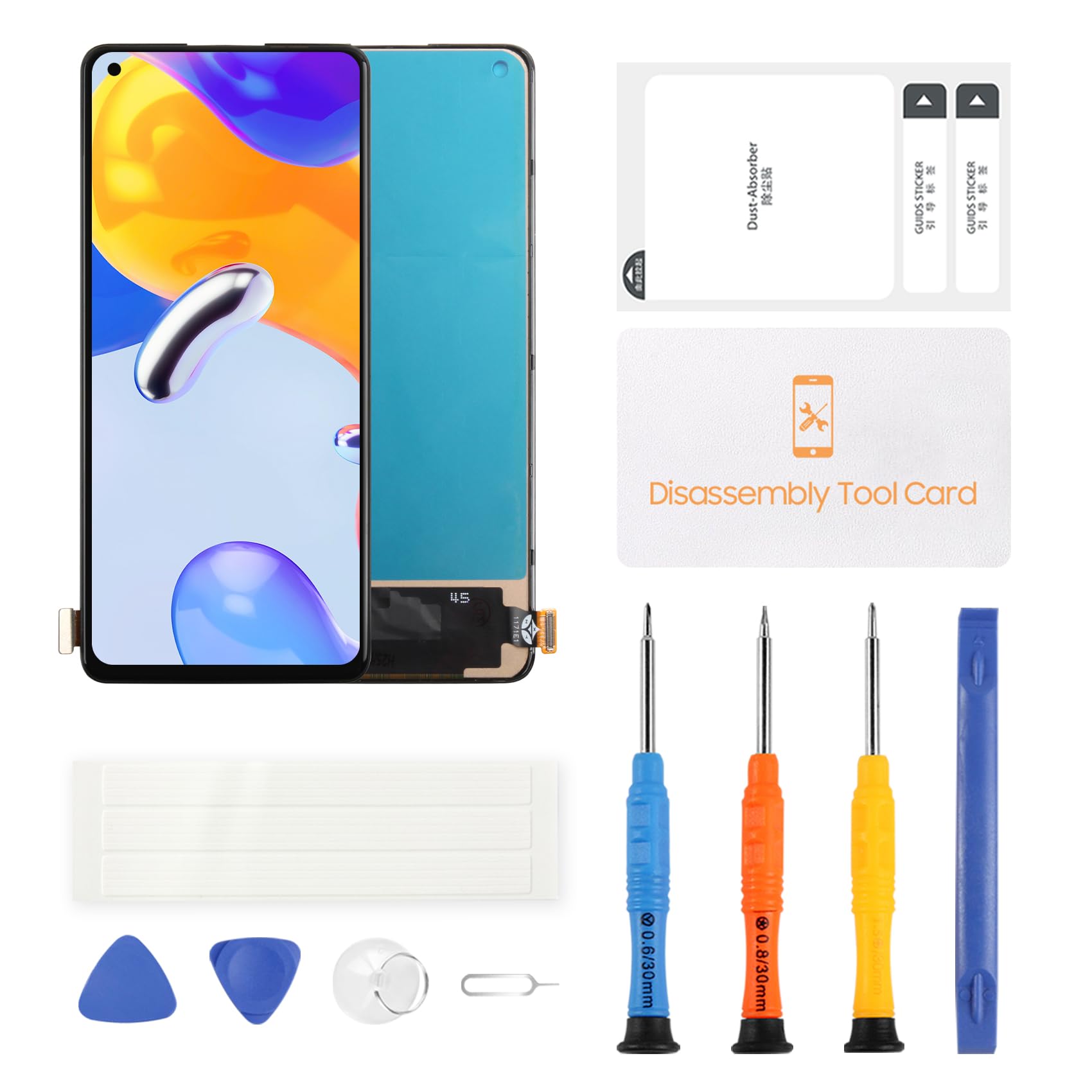 Schermo LCD TFT per OPPO Find X2 Neo 5G di ricambio per OPPO Find X2 Neo CPH2009 Display LCD Touch Digitizer Kit di riparazione in vetro con strumenti (nero senza cornice)