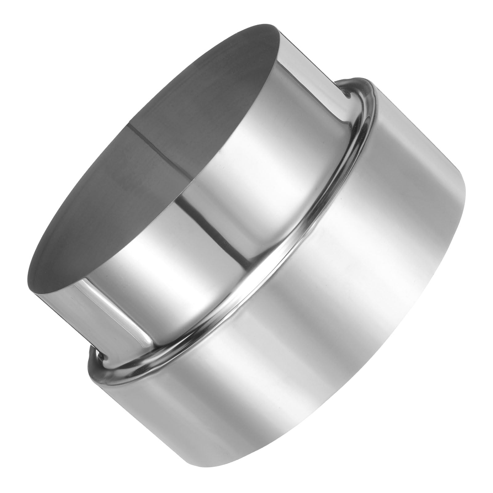 PATIKIL 6.3" ID to 5.9" OD Exhaust Adapter Reducer Connector, Universal Stainless Steel Stove Pipe Round Duct Coupler Fitting for Water Heaters Wood Stoves Fireplaces Camping