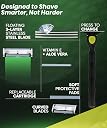 Mr. Stag Thunder3 Shaving Razor for Men – 3 Blades, 1 Handle & 2 Cartridges, Aloe Vera Lubricating Strip & Pivoting Head for a Smooth, Close Shave, Comfortable Grip for Easy Control (Pack of 1) gallery image