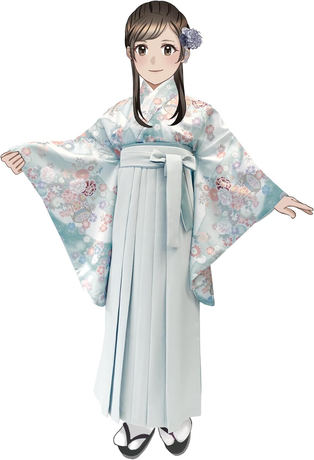 No 847❣️大人可愛いレジンヘアゴム❣️かすみ草❣️♪(๑ᴖ◡ᴖ๑