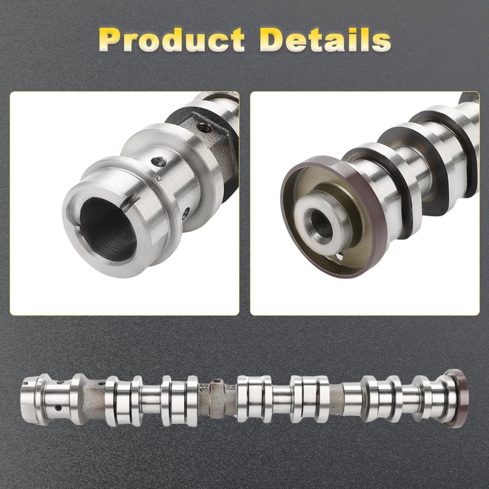 Right Side Intake Camshaft Compatible with Chrysler Voyager 2020-2022/Pacifica 2017-2022, Dodge Durango 2016-2022, Jeep Wrangler 2018-2022, Ram 1500 2019-2022 3.6L Replacement for 5047913AD