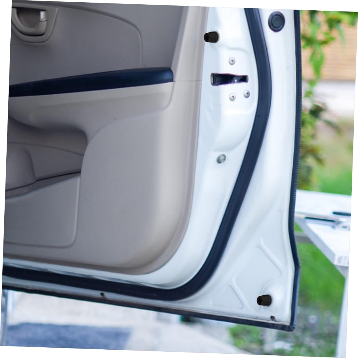 Alipis 40pcs Car Door Bumper Pads Durable Rubber Shock Absorber Mats for Engine Cover Trunk Protection Easy Installation Door Buffer Cushions Reduction
