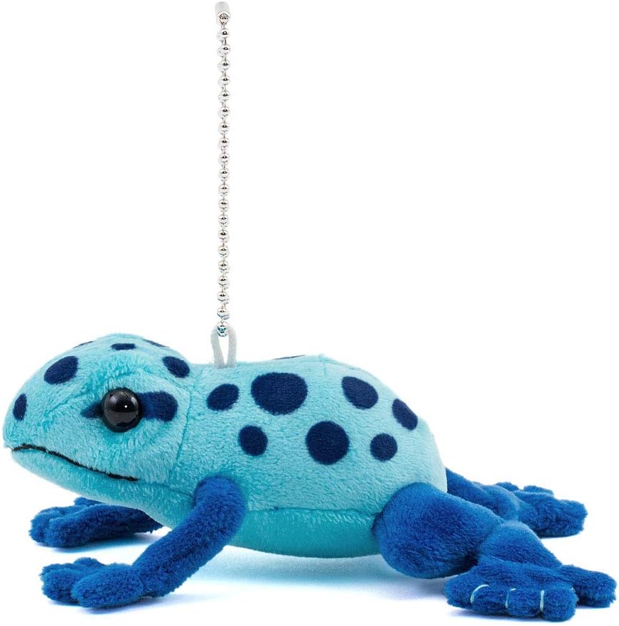[ＣＯＬＯＲＡＴＡ] カロラータ ぬいぐるみ マスコット コバルトヤドクガエル (リアル 両生類/チェーン付き) かわいい カエル キーホルダー お人形 ギフト プレゼント (検針2度済み) / クリスマス クリスマスプレゼント