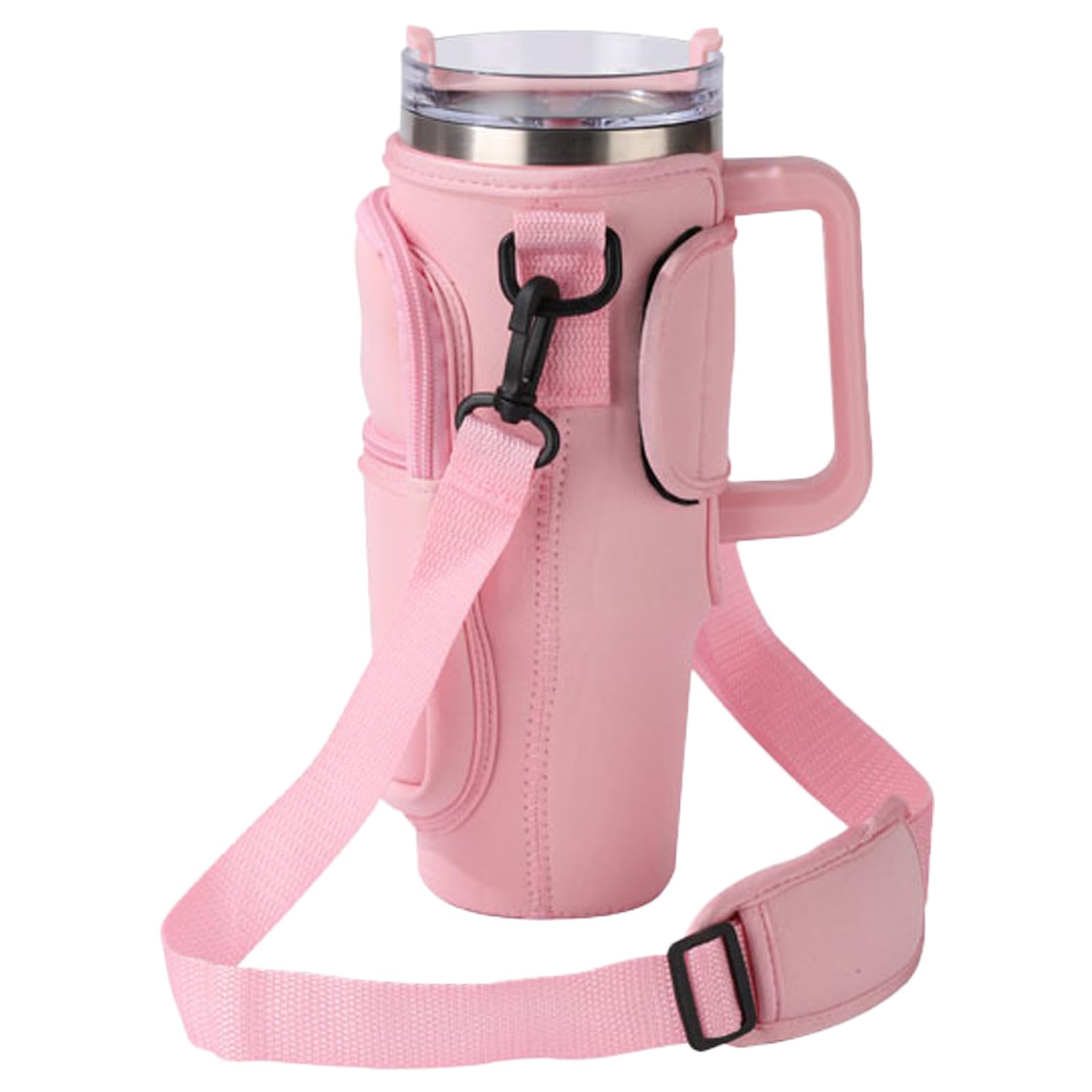 Porte-gourde Stanley 40 Oz Pochette Porte-Bouteille Pour Stanley 40oz - Néoprène Avec Bandoulière - Randonnée Et Sport Porte-gourde Néoprène