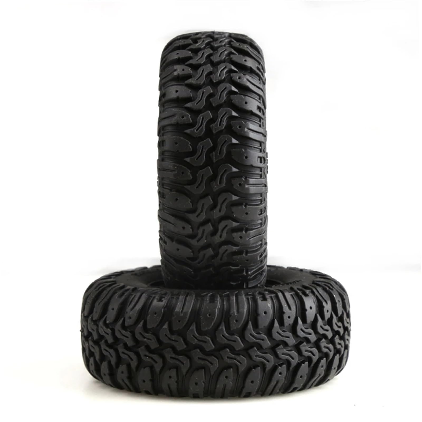 RC NeumáTicos Compatible con TRX4 D90 para Axial SCX10 II III para Redcat 4 Uds 105MM 1,9 Goma Neumáticos De Rueda para 1/10 Coche Trepador De Control Remoto