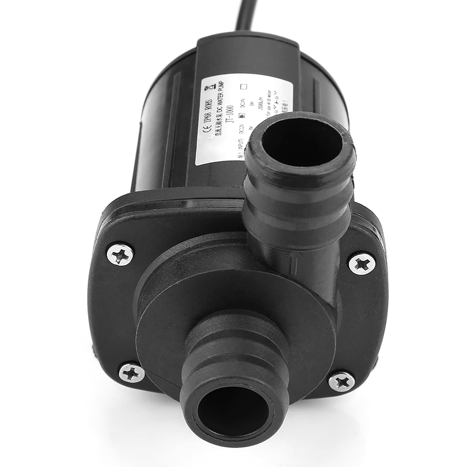 Garosa Bomba de Agua Sin Escobillas 12V DC 1500L/H, JT-1000A-12, Motor Silencioso 35DB, para Pecera Acuario Jardín Fuentes