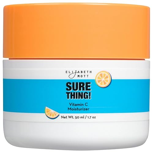 Elizabeth Mott Sure Thing! Vitamin C Moisturizer  Combats Wrinkles and Dark Spots, Hydrating Ceramide Gel-Cream - Lightweight & Non-Greasy - Cruelty