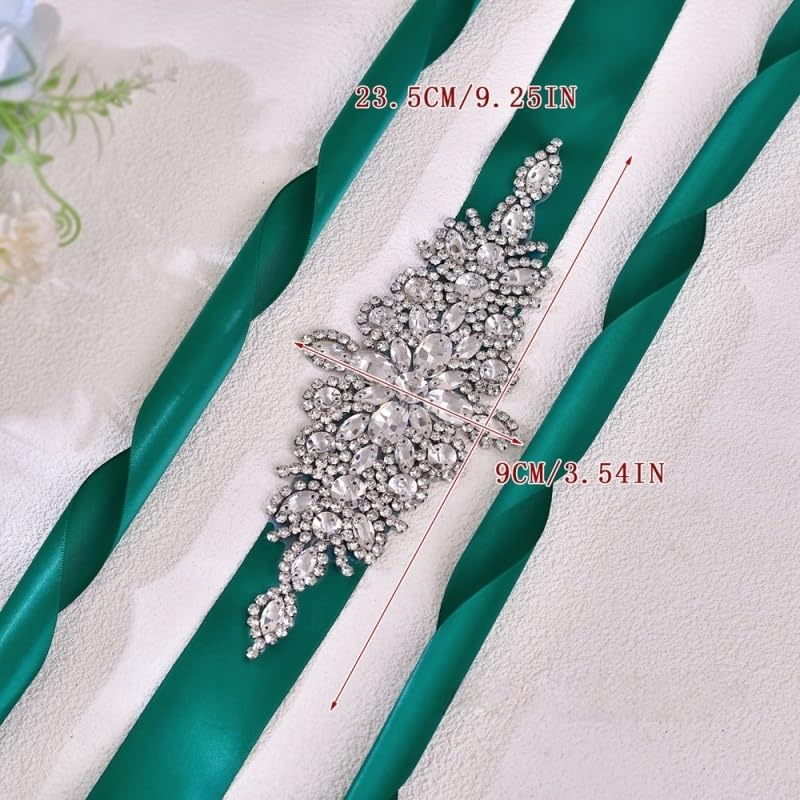 Bridal Rhinestones Belt Handmade Crystal Bridal Belts Thin Evening Dress Accessories Bridesmaid Waistband Crystal Belt2