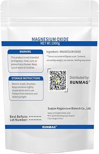 Miniatura 2 de Polvo puro de la categoría alimenticia del óxido de magnesio, 2.2 lbs