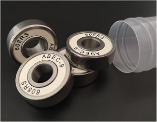 SUOFEILAIMU 8pcs 608RS Skateboard Roller Skates Drift Board Longboard Bearing ABEC-9 Silent Bearings 8x22x7mm (Size : Green cover)