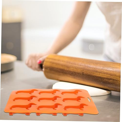 Miniatura 3 de 2pcs Puppy Candy Molds molde de para resina cookie stencils cookie molds silicone mold de para gelatinas ice tray molds chocolate food grade