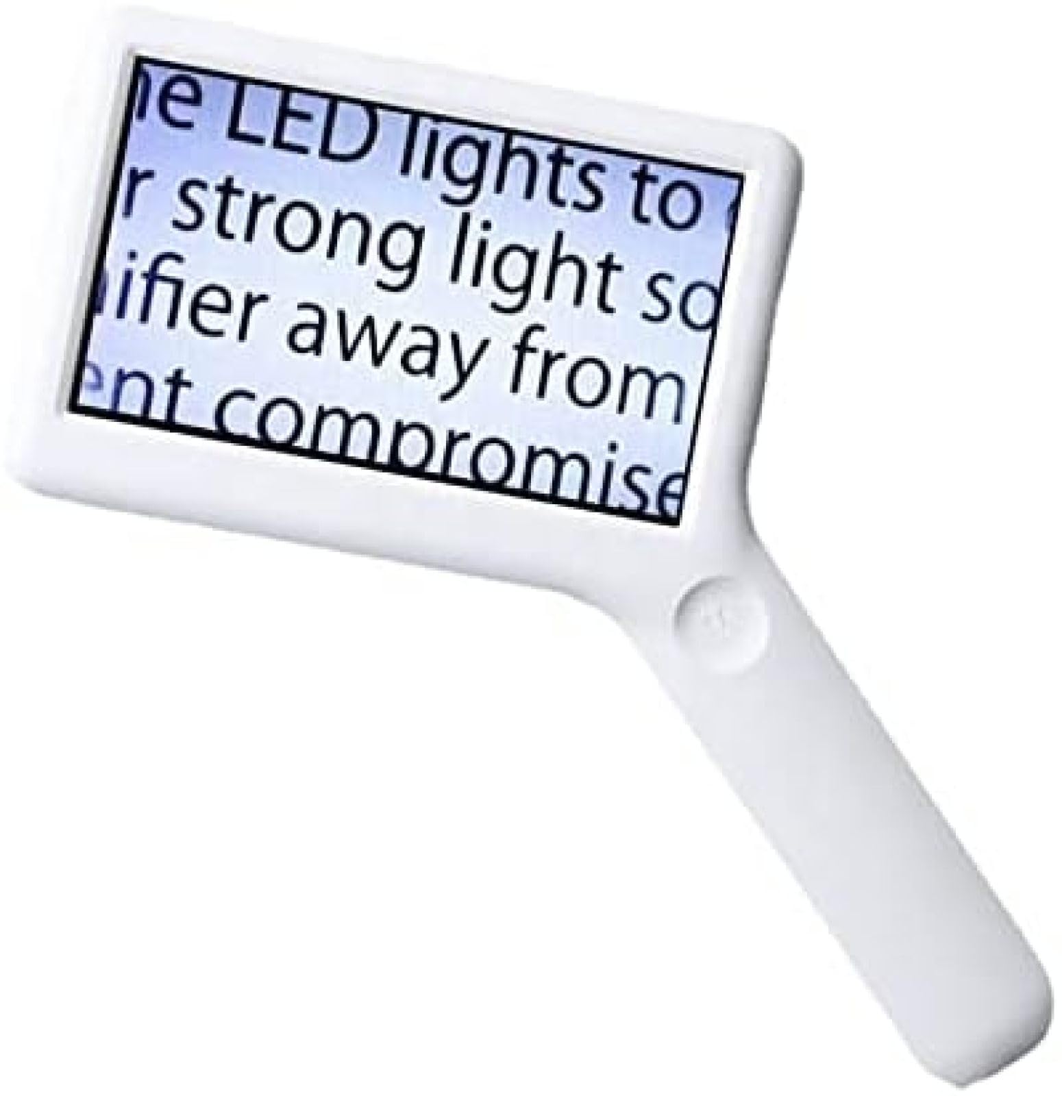 Lupa Digital Portátil De 4,3 Pulgadas, Ayuda De Lectura Electrónica 3X-10X, 6 Luces LED, Aumento Ajustable Táctil, para Lectura, Degeneración Macular, Personas Mayores, Regalos para Personas Mayor
