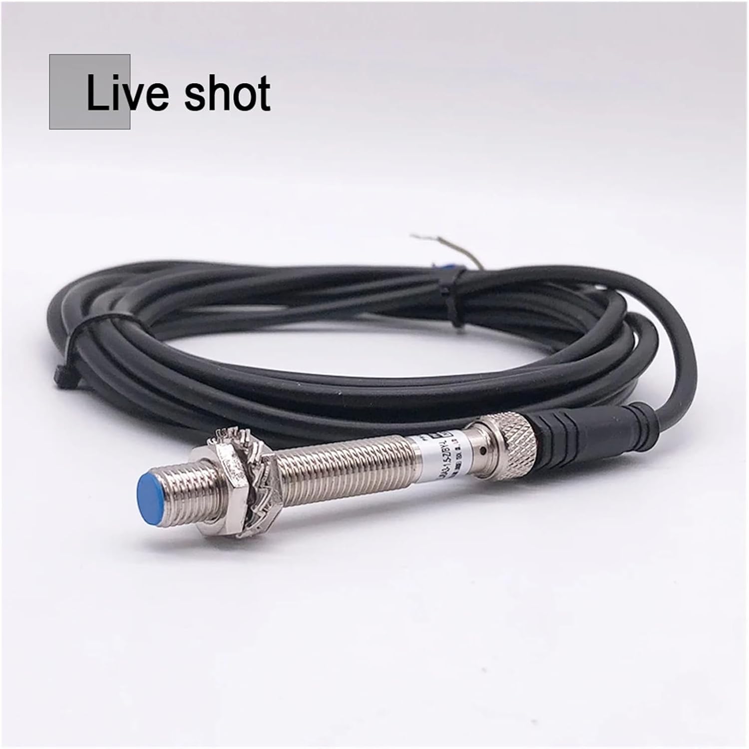 IP65 M8 inductive Proximity Sensor Cylindrical Metal Proximity 3pin Connector 2m PVC Cable 1.5mm 2mm Detection NPN PNP DC10-30V(Lj8a3-1.5 -1.5mm L,2M LINE-NPN NO)