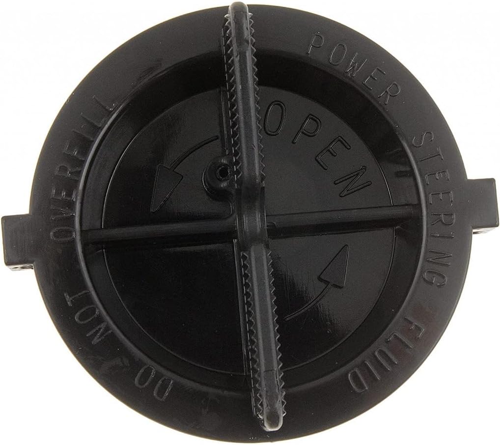 KarParts360 For Ford Ranger 1990-2008 Power Steering Caps | Plastic | Black | Screw On | 3.95 Inches Height | 2.70 Inches Diameter | With Dipstick | Replacement For E1AZ3A006-A, E3FZ3A006-A