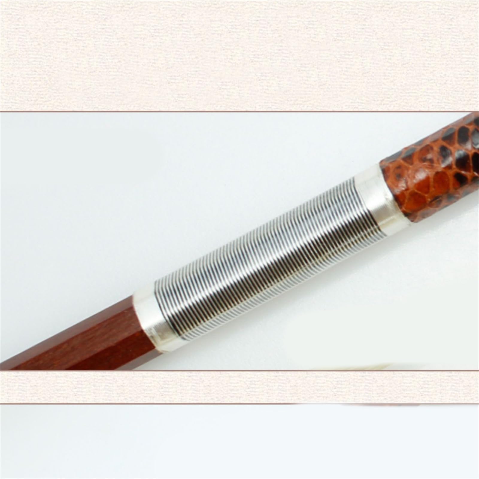 Arco Per Pratica Del Violino Arco da violino Arco da violino per principianti Equiseto Asta ottagonale da gioco(B style bow 1/8-bow length 50.5cm)