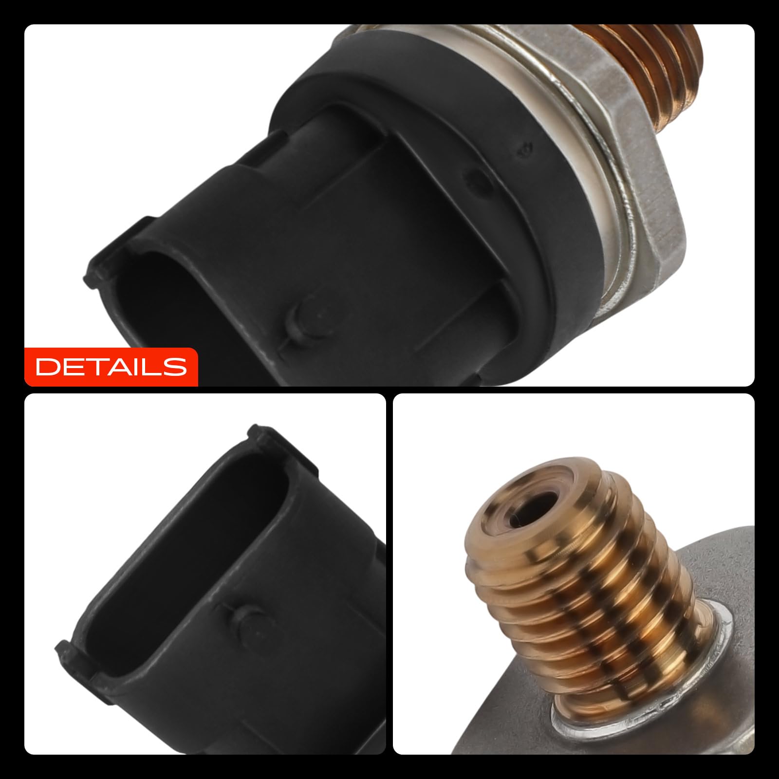 Frankberg Capteur de pression différentielle d'échappement, 3 broches, | 166384364R; Compatible avec: Scénic II JM0/1, Scénic III JZ0/1, Grand Scénic II JM0/1, M.e.g.a.n.e III Grandtour KZ0/1