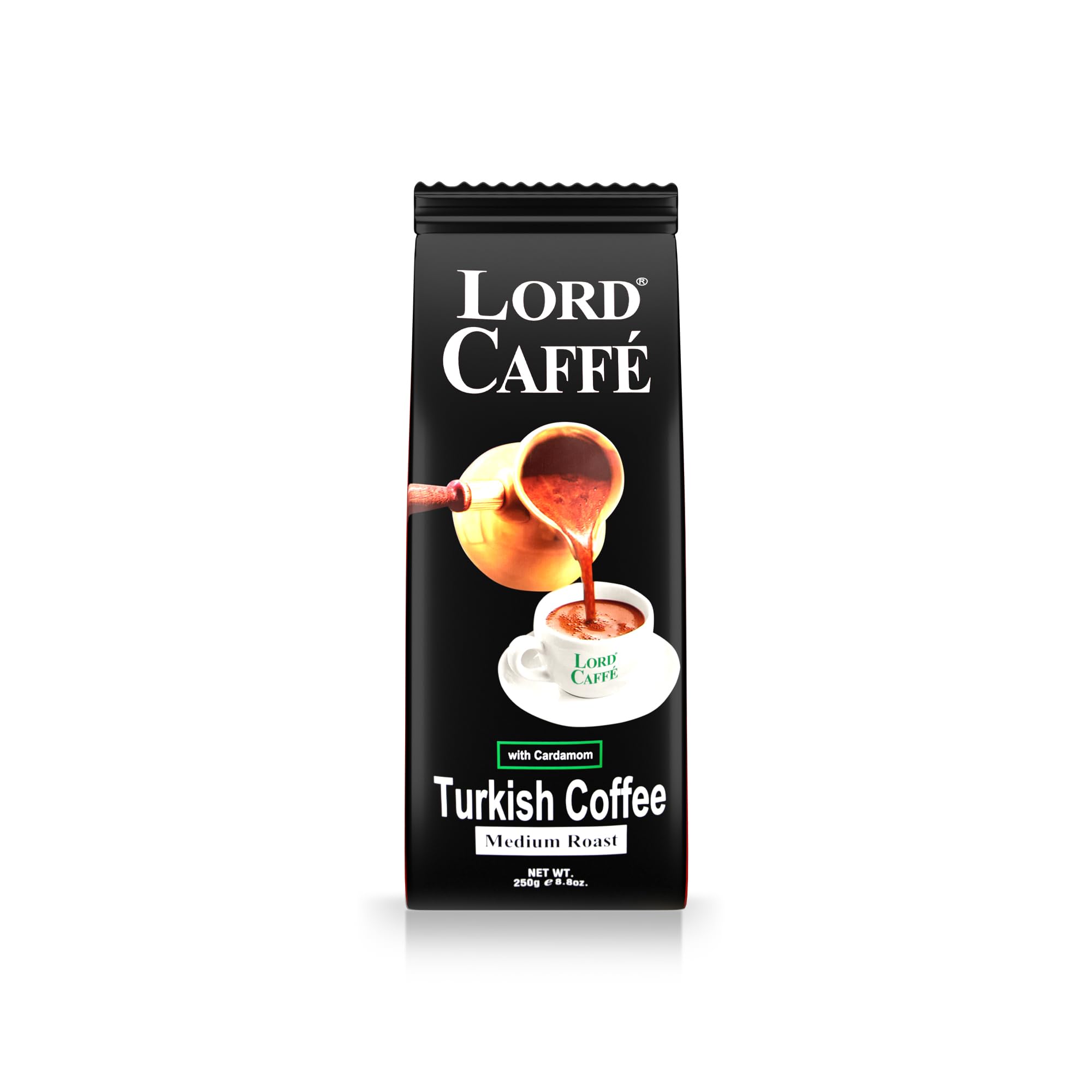 Lord Caffe Turkish Coffee with Cardamom - 250 gm