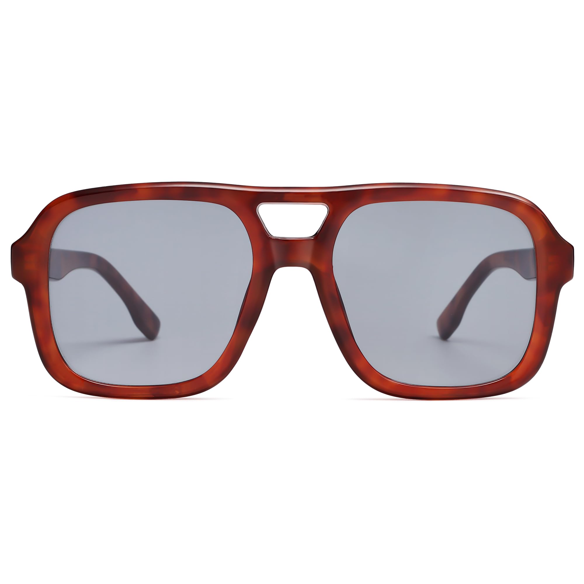 SOJOS Retro Aviator Sunglasses For Women Men Square Womens Square Sun Glasses SJ2355