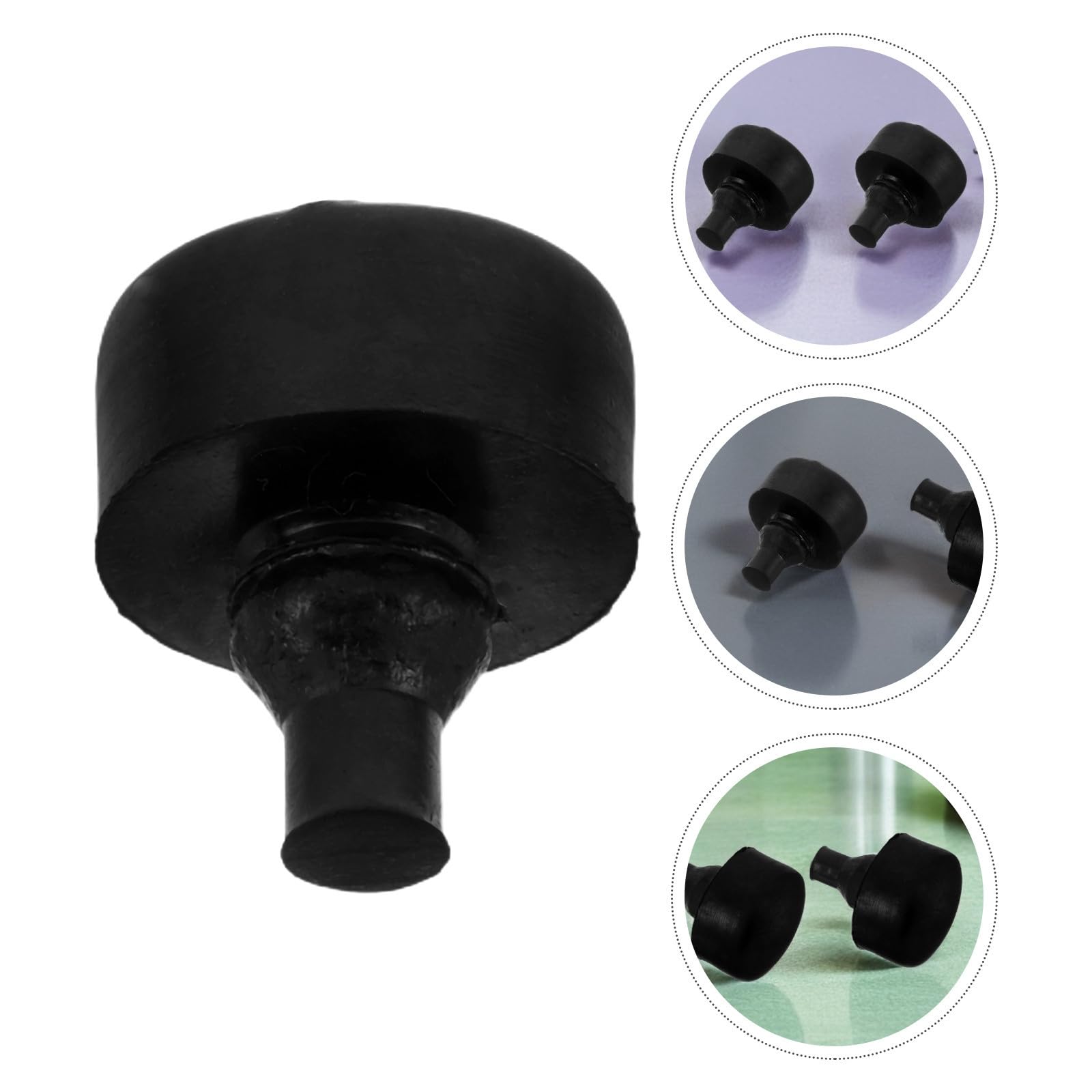 Bujes de Montaje de Goma Amortiguador de Chasis para Motor de Motocicleta 100 Cojines Aplicables para Soporte Antivibración en Reparaciones y Mejoras de Motos