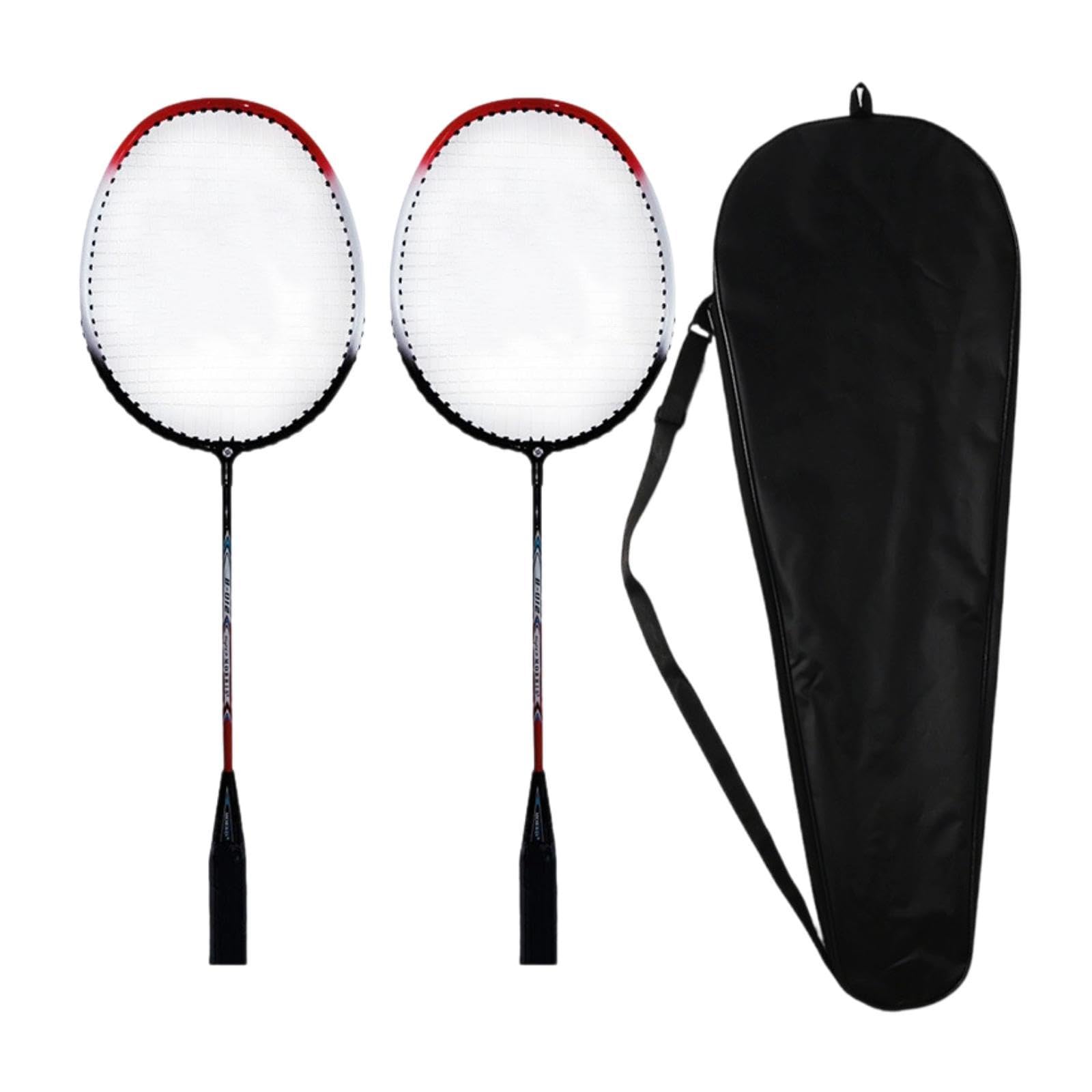 Bnf® 2Pcs Badminton Rackets Set Gifts Sturdy Accessory for Lawn Training Backyard Red|Sporting Goods|Tennis & Racquet Sports|Badminton-image-47