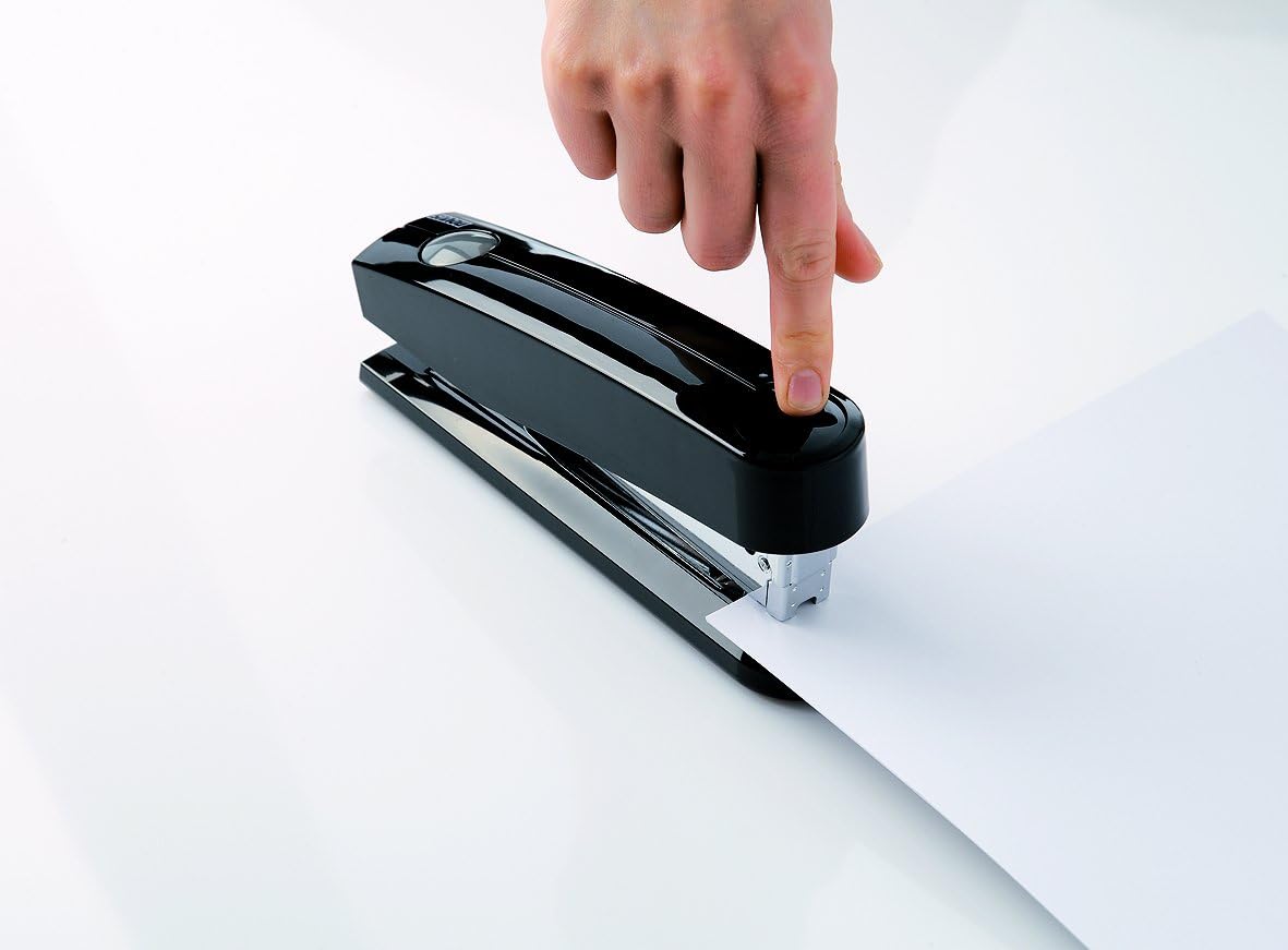 Novus B 7a 25 Sheet Capacity Automatic Deluxe Stapler - Black