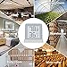 Homidy Digital Hygrometer Indoor Thermometer, Rare 360° HD E-Ink Screen Room Temperature Humidity Meter Swiss SENSIRION High Acurracy Temperature Humidity Gauge Sensor(Xiaomi Mijia Smart)