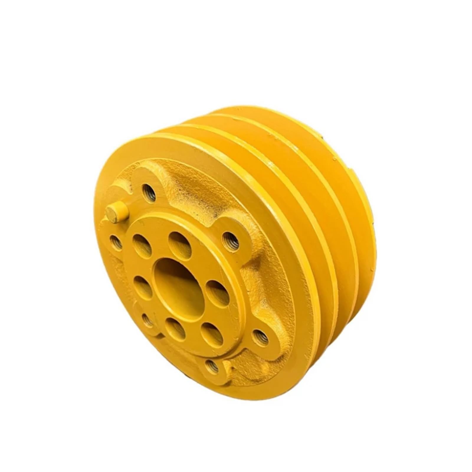 VKvmNYlxx Excavator Accessories Crankshaft Pulley Motor for Crankshaft Pulley for 6D125 Double Slot