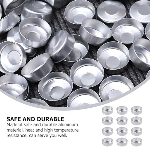 Miniatura 3 de 300 piezas de latas de luz de té de aluminio, vasos de cera para velas, caja vacía, lata de té de metal, recipiente para hacer velas perfumadas