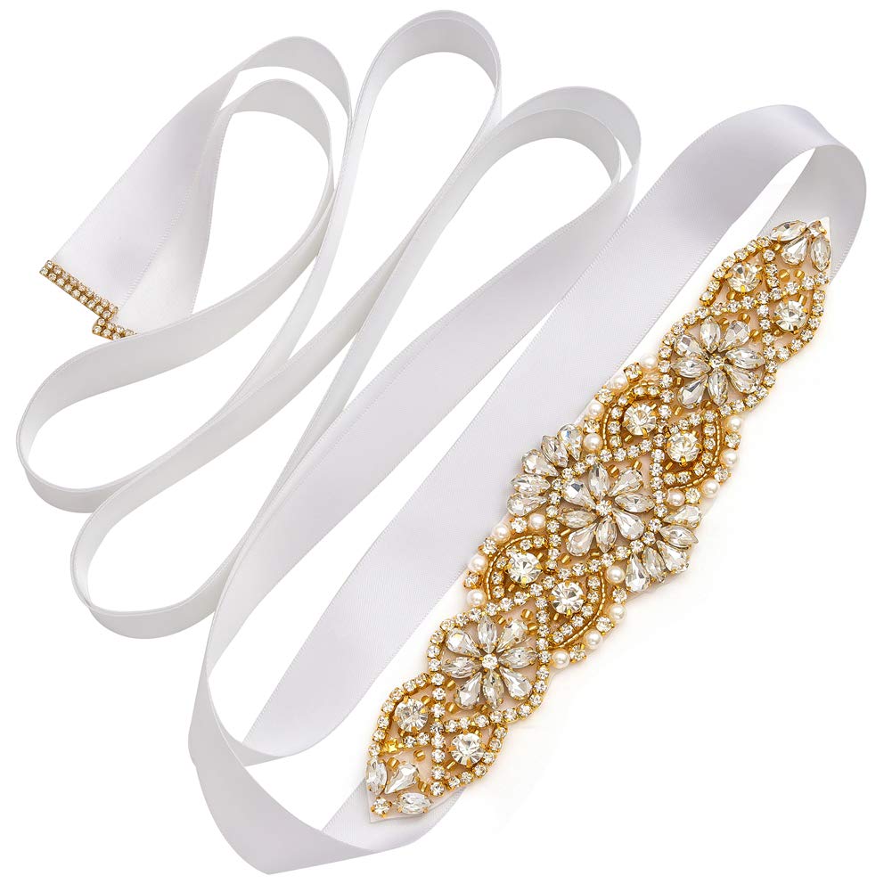 Handmade Bridal Belt Wedding Belts Sashes Rhinestone Crystal  display picture 3