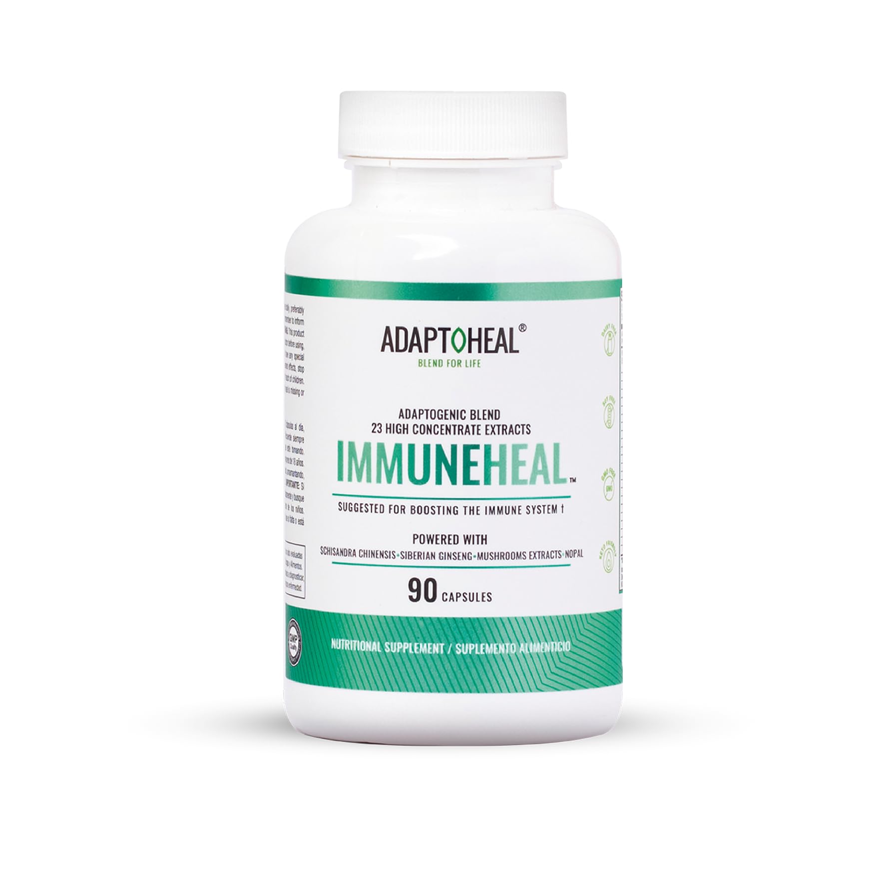 ADAPTOHEAL Immunheal Immune System Support Reishi, Ginseng (90 Caps)