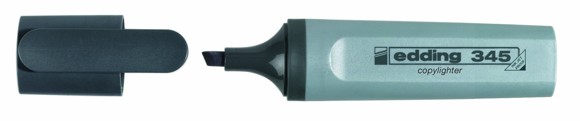 edding 345 Textmarker - Highlighter in breiter Farbauswahl silbergrau 012_Mengenstaffel 70 Stück