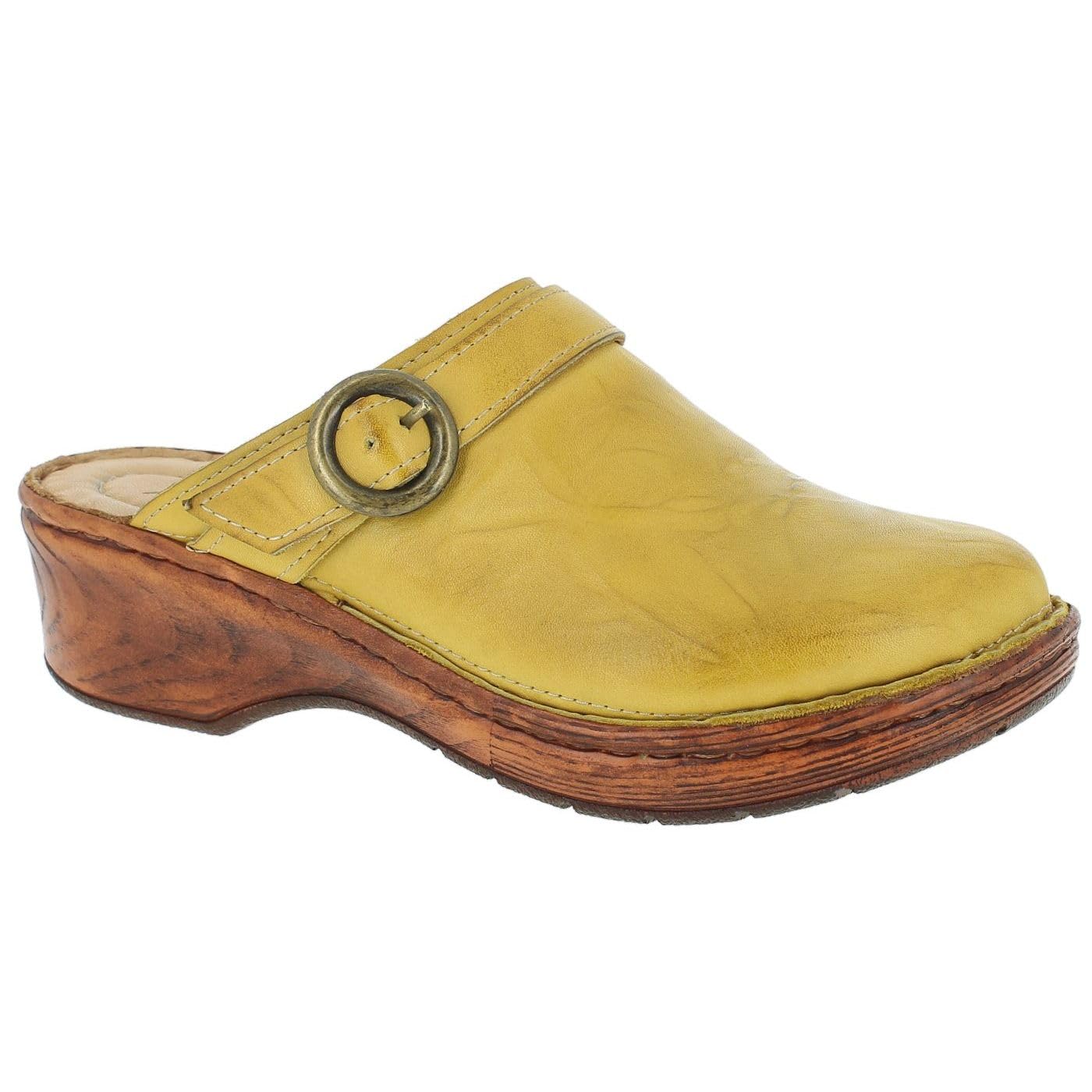 Andrea Conti Women's Mules Lemon, 41 EU, Zitrone, 8.5 UK