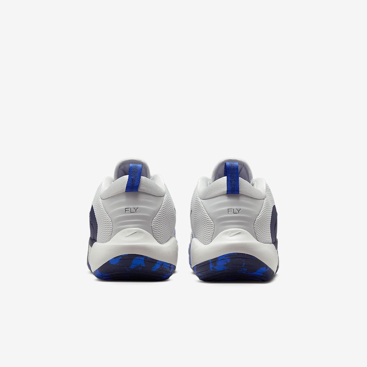 Nike IsoFly Big Kids' Basketball Shoes (FN4384-006, Vast Grey/Midnight Navy/Hyper Royal)