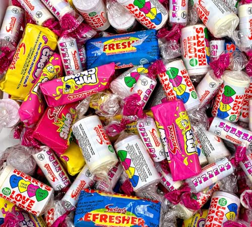 Bulk Assorted Party Candy Mix - 500g Variety Pack of Individually Wrapped Sweets - Celebration & Pick-and-Mix Deluxe Assortment - Perfect for Events Holidays and Treat Bags